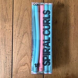 Conair Heatless Spiral Rollers - Coral & Teal - 18pk